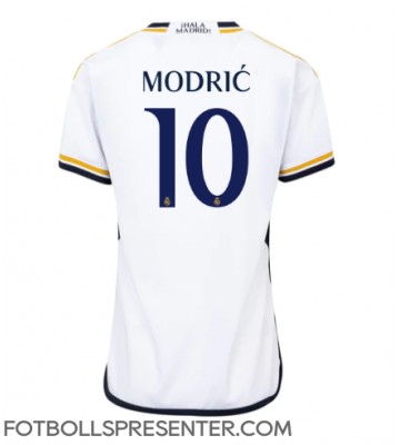 Real Madrid Luka Modric #10 Hemma Matchtröja Dam 2023-24 Kortärmad